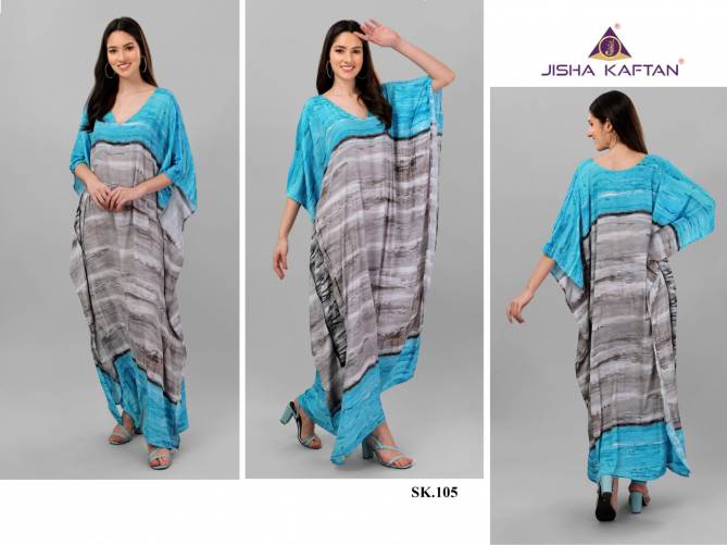 Jelite Silk Digital Printed Casual Wear Wholesale Kaftan Catalog
